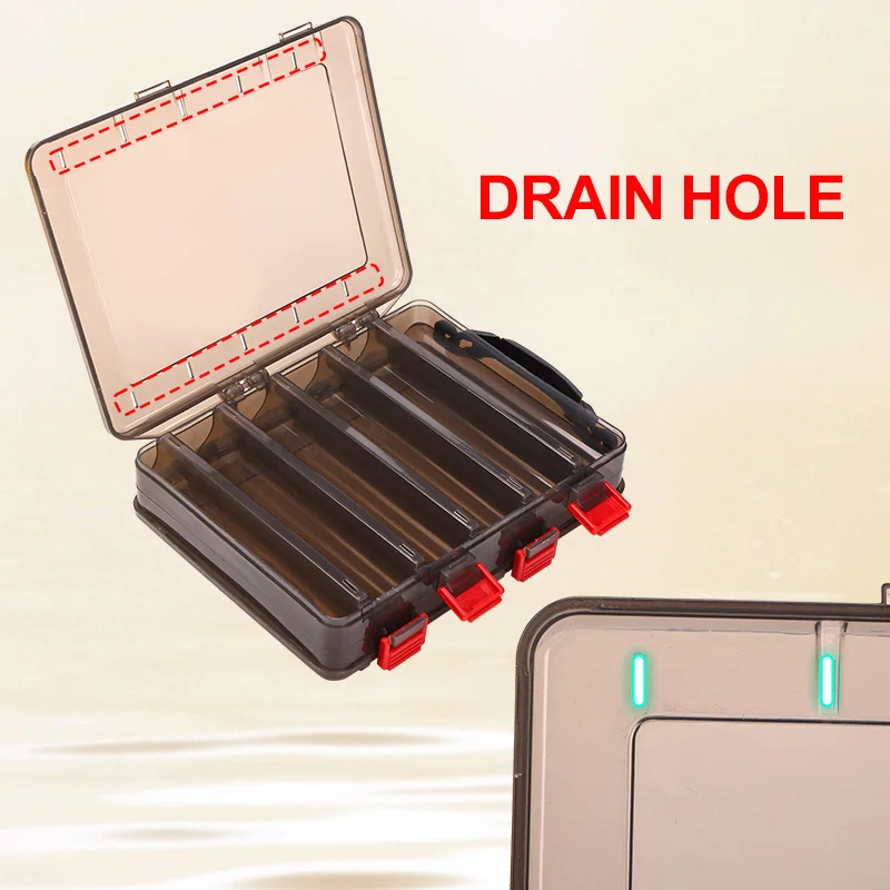 WEIHE Anzuelos de plástico para señuelos de doble cara – Caja aparejos