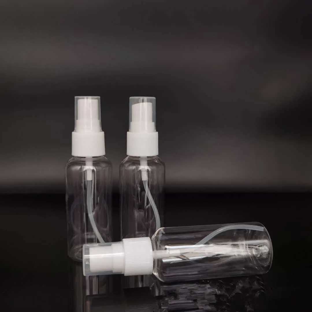 Botellas de plástico transparentes vacías para centro comercial, recargables, para maquillaje, cuidado de la piel, dispensador de jabón portátil recargable, 50ml, 5 uds. - imagen 4