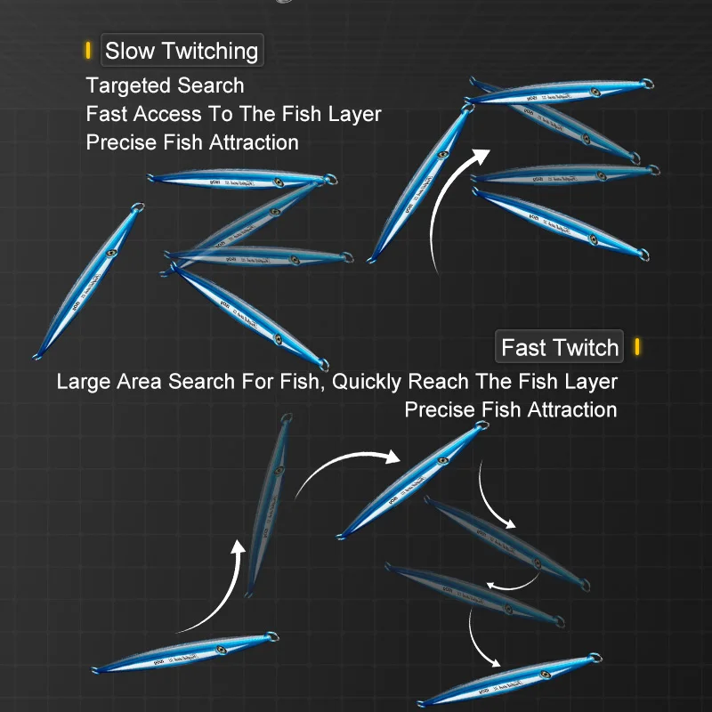 OBSESSION-señuelo de pesca J104, 150g, 200g, 250g, 300g, Super Jig, de Metal duro, para agua salada - imagen 4