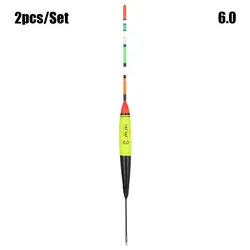 2 unids/lote flotador nocturno de pesca de plástico luminoso de alta calidad Bola de palo de luz de espuma Eva Boia