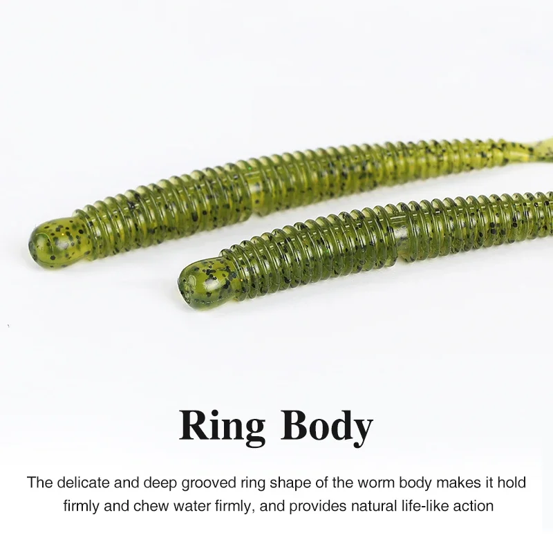 Wacky Rig Tsuring 7,6 cm – Cebo blando flotante para lubina - imagen 5