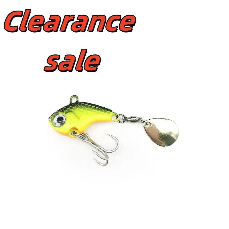 1 unidad de cebo de pescado VIB 14g, cola pequeña de Metal VIB, plantilla de pesca para nadar, cebo giratorio con lentejuelas, señuelo de pesca, aparejos de cebo Artificial - imagen 2