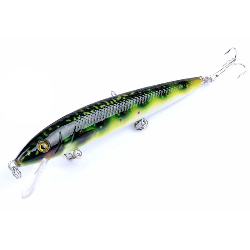 Wobbler flotante para Lucio – 12cm 13.5g Swimbait natural - imagen 3