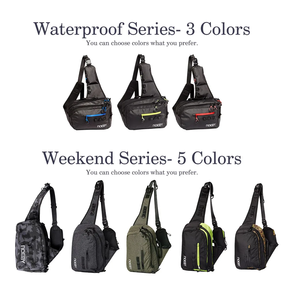 NOEBY-Bolsa de pesca multifunción, resistente al desgaste, impermeable, de nailon, de calidad, para viajes, senderismo, deportes al aire libre - imagen 3