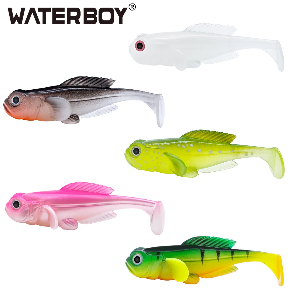 5 unids/pack Goby Paddle cebo suave 80mm 9,5g nuevo Swimbait diseño Ultra realista señuelo de pescado el mejor señuelo de pesca Softbait detallado - imagen 3