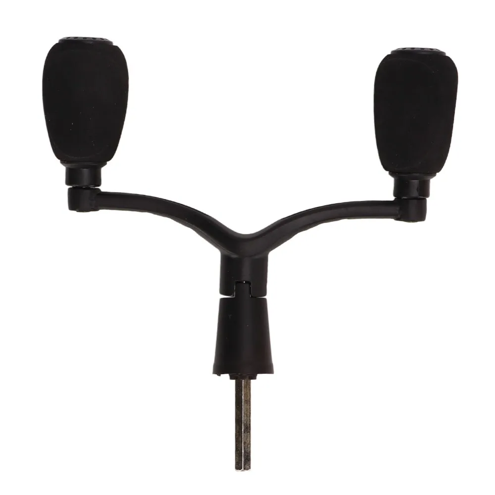 Carrete de pesca aluminio doble manivela – Negro mate ligero
