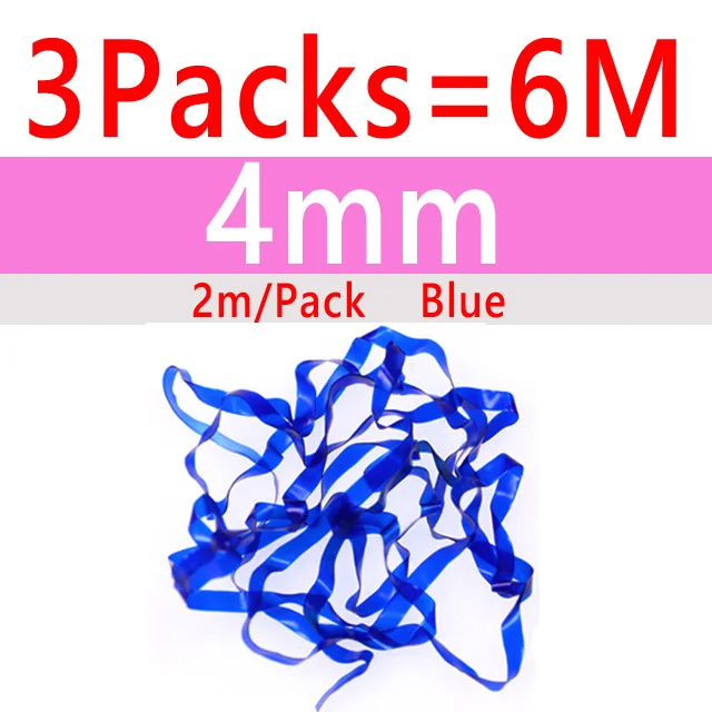 3packs 4mm Blue