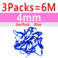 3packs 4mm Blue