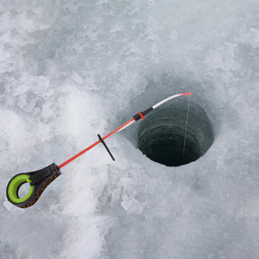 Caña de pesca en hielo FTK desmontable de plástico ABS impermeable