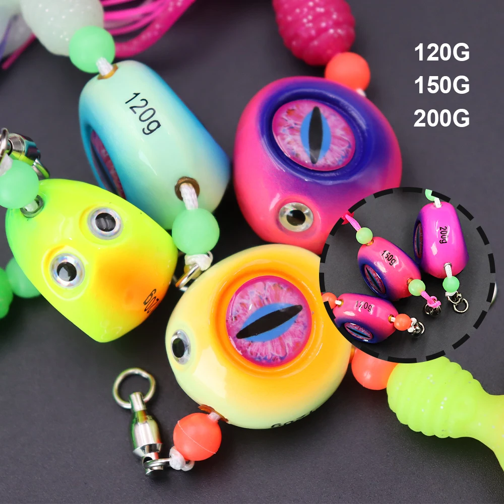 ZYZHE Jig Luminoso Señuelo pulpo suave para pesca en barco - imagen 3