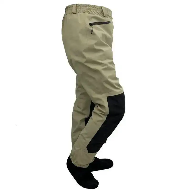 Trampas de cintura para pesca con mosca, transpirables, impermeables, de 3 capas, pantalones altos, Wader, pantalones duraderos para caza de pato - imagen 2