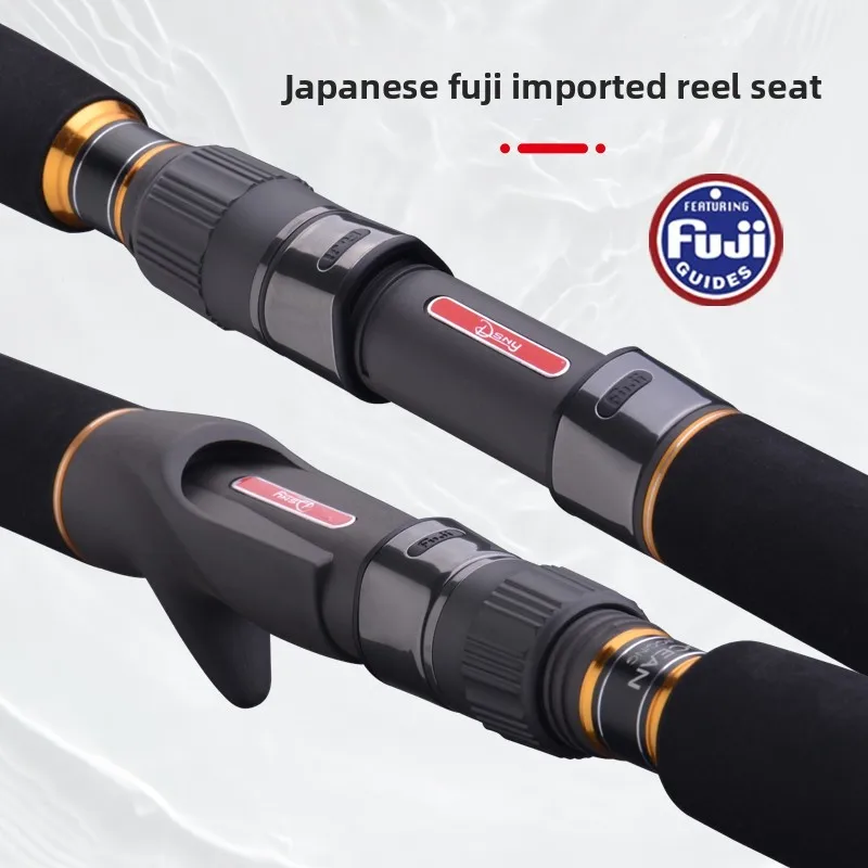 Caña de jigging DSNY 1,68m – Componentes FUJI y potencia 24-37kg para barco