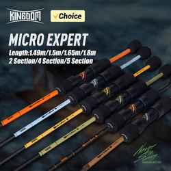 Kingdom Micro Expert Stream Travel – Caña spinning ultraligera