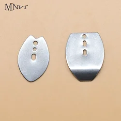 6Pcs Original Stainless Steel Swim Jig Dancer Blades Chatterbait Blades Spinner Blades Freshwater Saltwater Blade Accessories