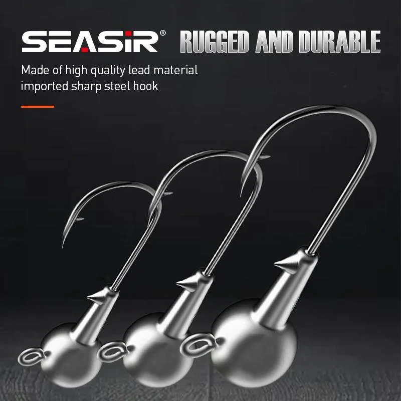 Set jig heads con vinilos Seasir – Accesorios completos de pesca - imagen 5