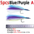 5pcs A Blue Purple