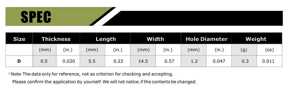 COUNTBASS 50 Uds. Cuchillas de utilería de acero inoxidable, hoja de hélice, Señuelos de pesca duros Topwater DIY, Popper, plantillas de natación - imagen 3