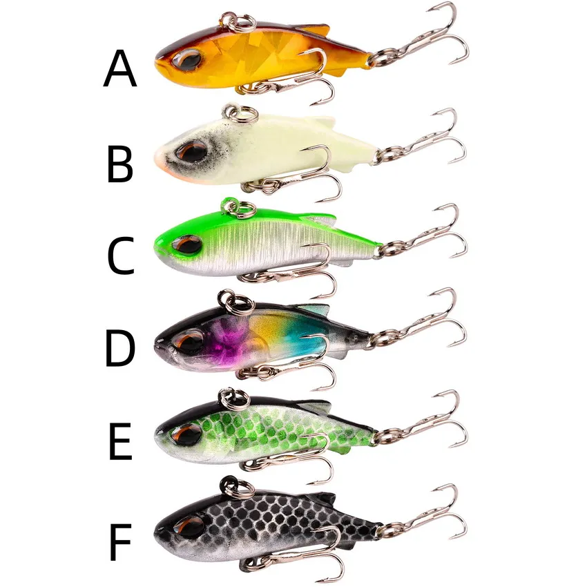 Señuelos de Pesca sumergibles VIB, aparejos de pesca, 4cm, 4g, micro punta, Boca de caballo, cebo para lubina, 1 piezas - imagen 3