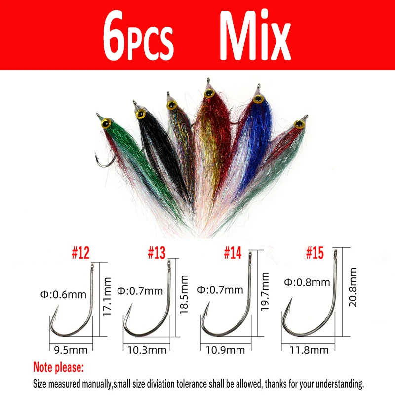 6pcs mix