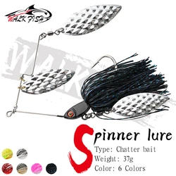 Walk Fish Buzzbait sin malezas – Señuelo de superficie para lubina
