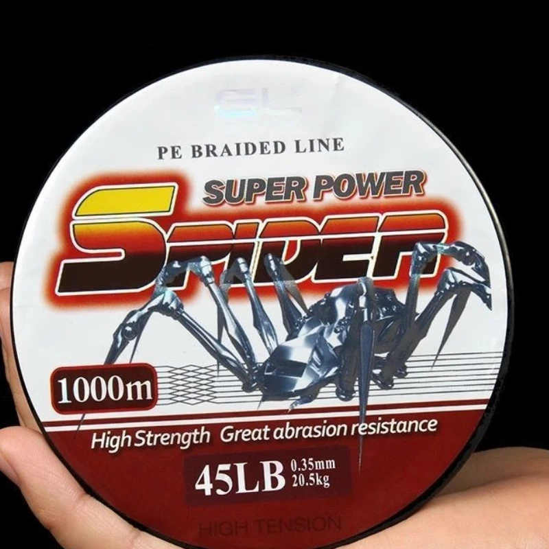 Línea de pesca trenzada, señuelo de 1000m, 4/8, superfuerte, suave, resistente al desgaste - imagen 5