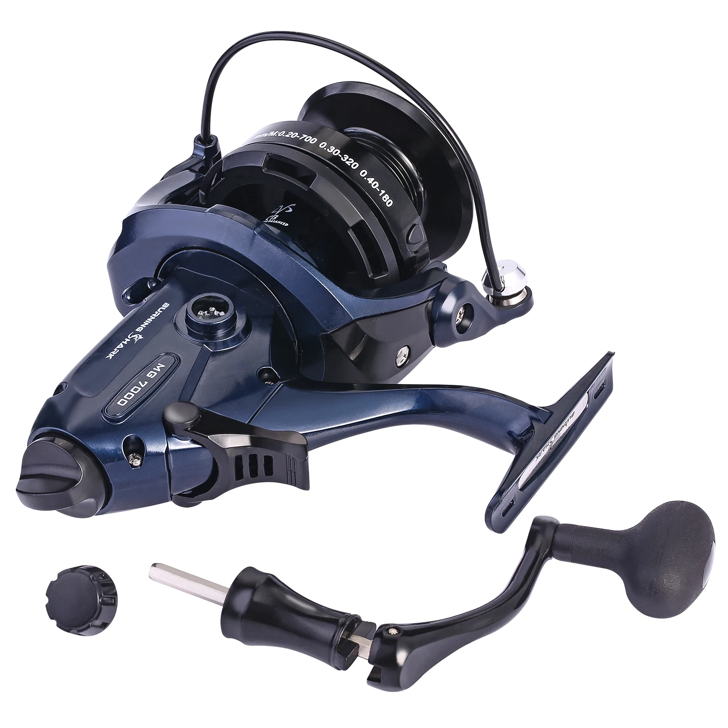 Carrete Sougayilang 7000 – 13+1BB, Freno 10kg, Alta Velocidad - imagen 3