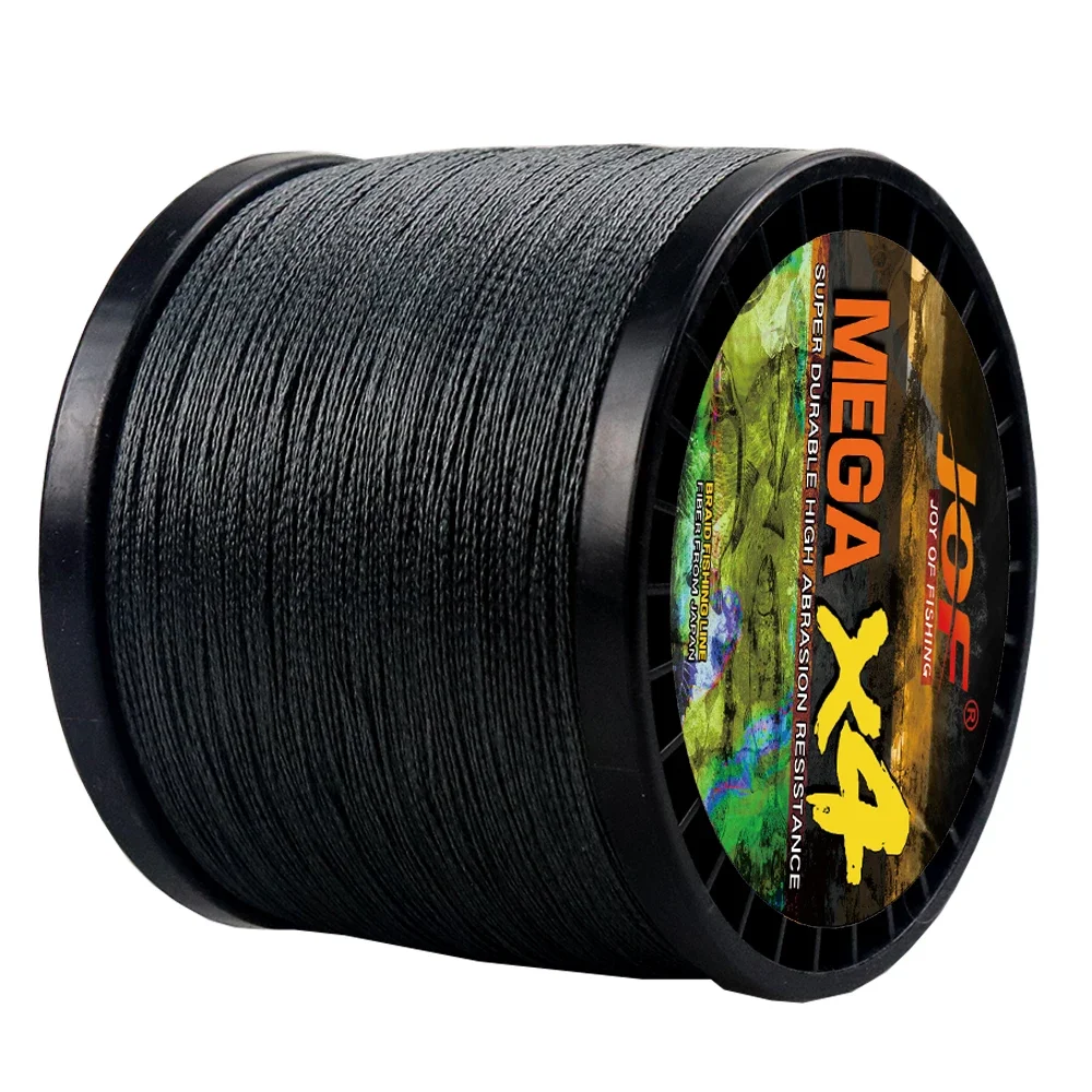 JOF-sedal de pesca trenzado, multifilamento, Mosca de carpa, 4 hebras, 300M, 500M, 1000M, Multicolor, Spinning Extreme PE, fuerte y suave, aparejos - imagen 4