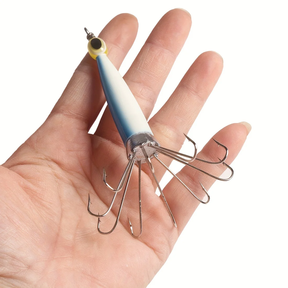 Anzuelo rocoso de calamar luminoso de 10 garras, aparejos de pesca soplar Sus al siguiente nivel, accesorios de anzuelos de pesca - imagen 4