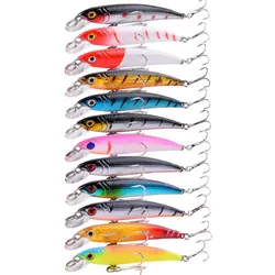 Crankbait duro para carpa con ojos 3D y acción errática en superficie