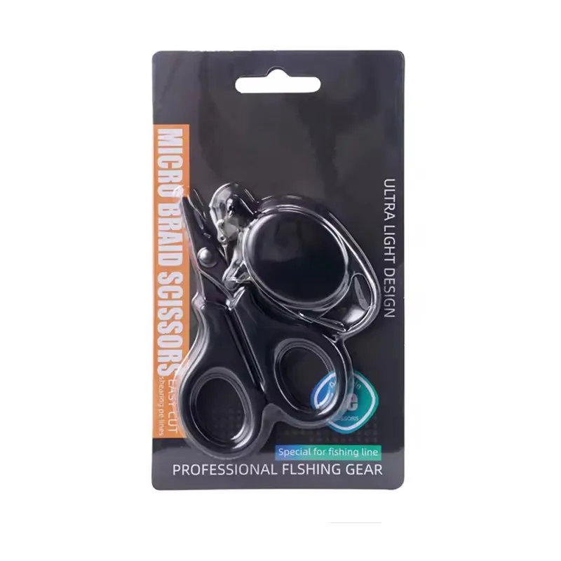 Juego de tijeras de pesca de acero WEIHE, tijeras de pesca con carrete de insignia, herramienta de línea de corte, herramientas de pesca - imagen 2