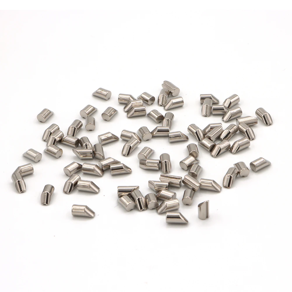 50 Uds. Cabeza de plantilla de hielo larga de tungsteno 2,0mm ~ 4mm cabeza de plantilla de hielo facetada señuelo suave perca Crappie Bream anzuelo de pesca de invierno - imagen 2