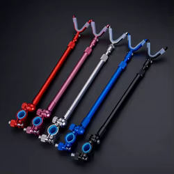 Accesorios de batería LINNHUE, soporte colgante trasero, soporte para caña de pescar, puntal multifuncional, aleación de aluminio y magnesio