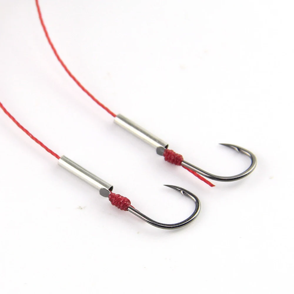 Gancho de Pesca de explosión colgante a prueba de bombas, 3 uds., para jaula alimentadora de peces/soporte de cebo de acero al carbono, conjunto de caja de anzuelos para Pesca - imagen 3