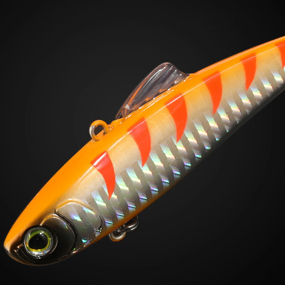 WALK FISH-señuelo de pesca de hielo, cebo duro Wobblers de fundición larga para lubina y Lucio, vibración de mimbre, 85mm, 21g, VIB, Invierno - imagen 3