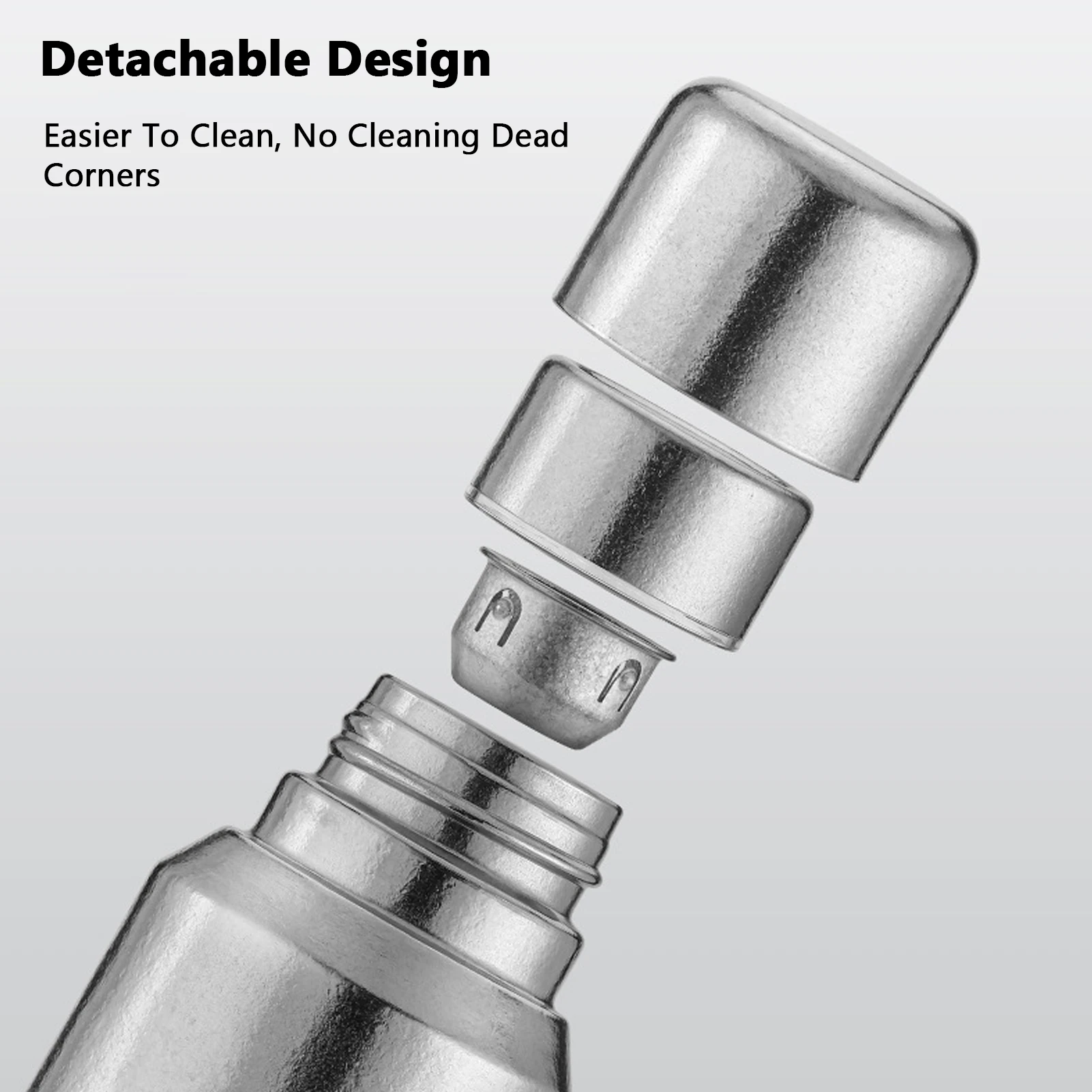 Botella portátil 380ml del infusor del té de la taza aislada magnetizada Ti que acampa al aire libre - imagen 5