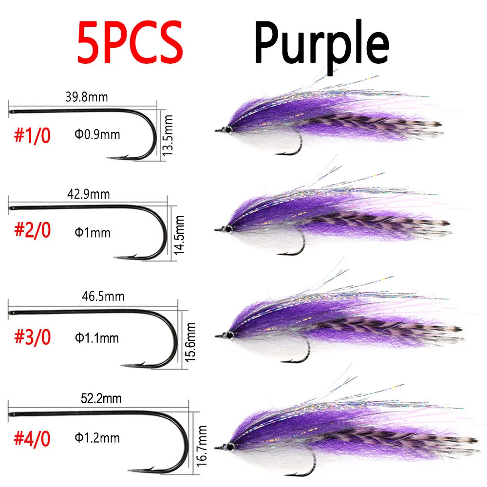 5PCS Purple