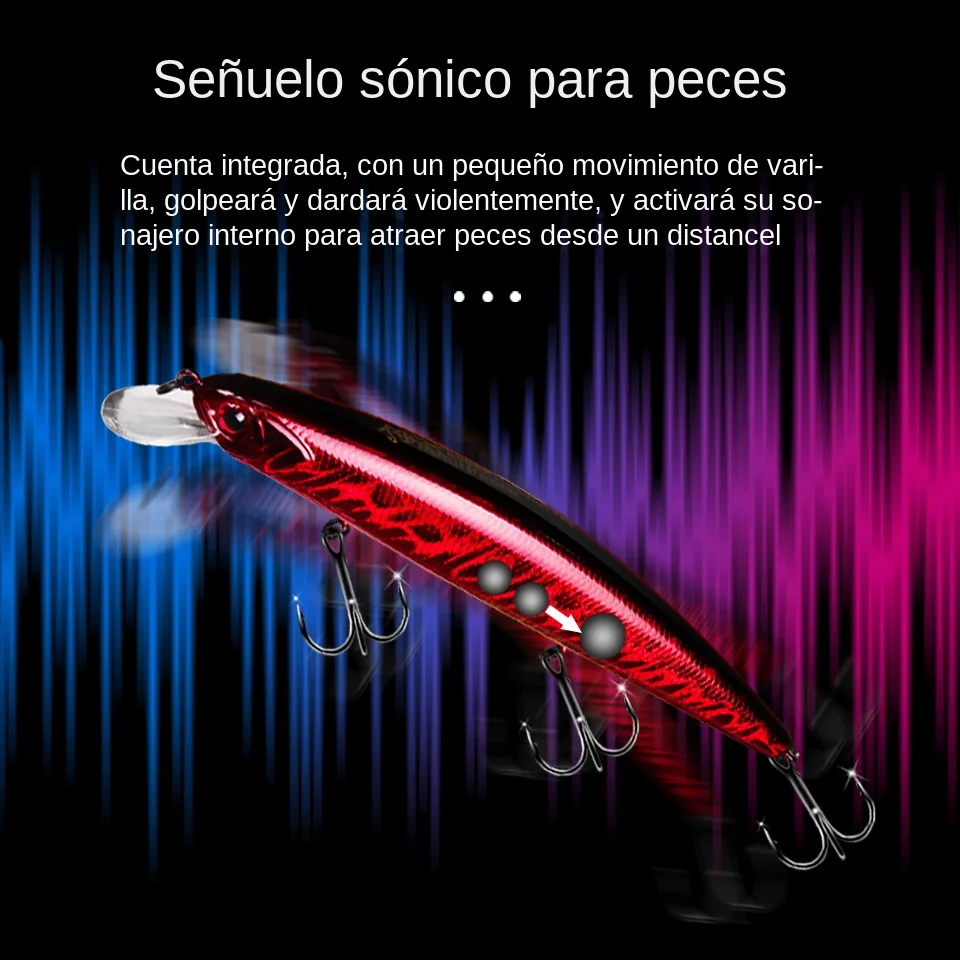 BEARKING 13cm 21g SP profundidad 1,8 m Señuelos de pesca superiores Wobbler cebo duro calidad profesional minnow para aparejos de pesca - imagen 5