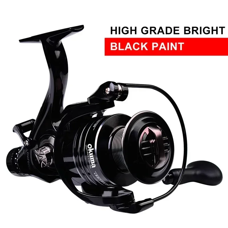 Okuma-barco de pesca giratorio con copa de alambre totalmente metálico, 5,2: 1, 4,7:1, tambor giratorio de 19KG, tambor de pesca giratorio de resistencia 3000-6000 - imagen 2