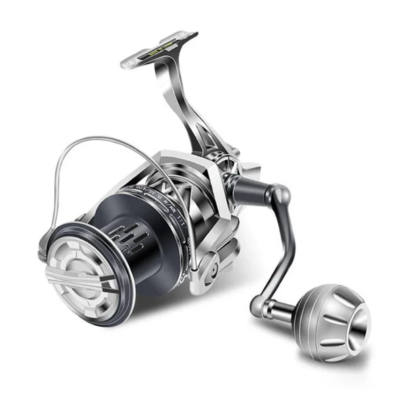 8000-12000 35KG Max Drag Zoutwatervisserij-reel Legering Spoel Stalen Lager Legering Gear Metalen Arm Zee boot Vissen Spinning Reel - imagen 5