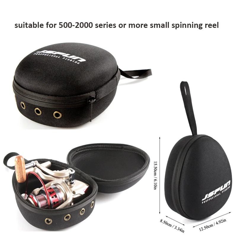 Bolsa de carretes de pesca EVA-PU portátil de 6 estilos, funda protectora para tambor/Spinning/balsa, bolsa de pesca, accesorios de pesca - imagen 2