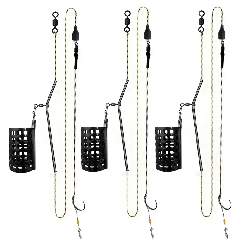 Jaula alimentadora YOTO para carpa – Feeder con plomo integrado