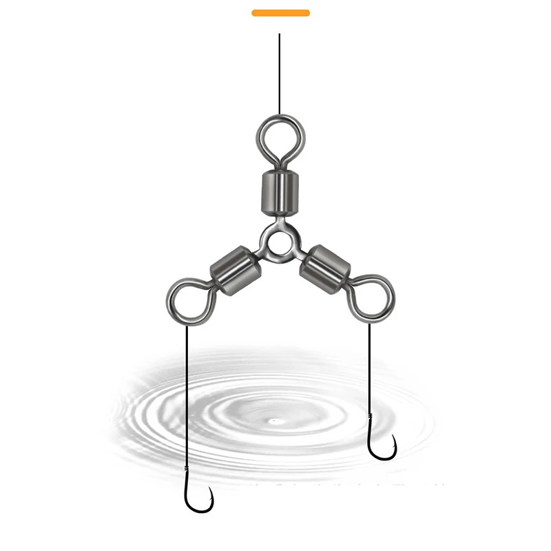 PRO BEROS-aparejos de pesca de 3 vías, 10 piezas, Conector de pesca - imagen 5