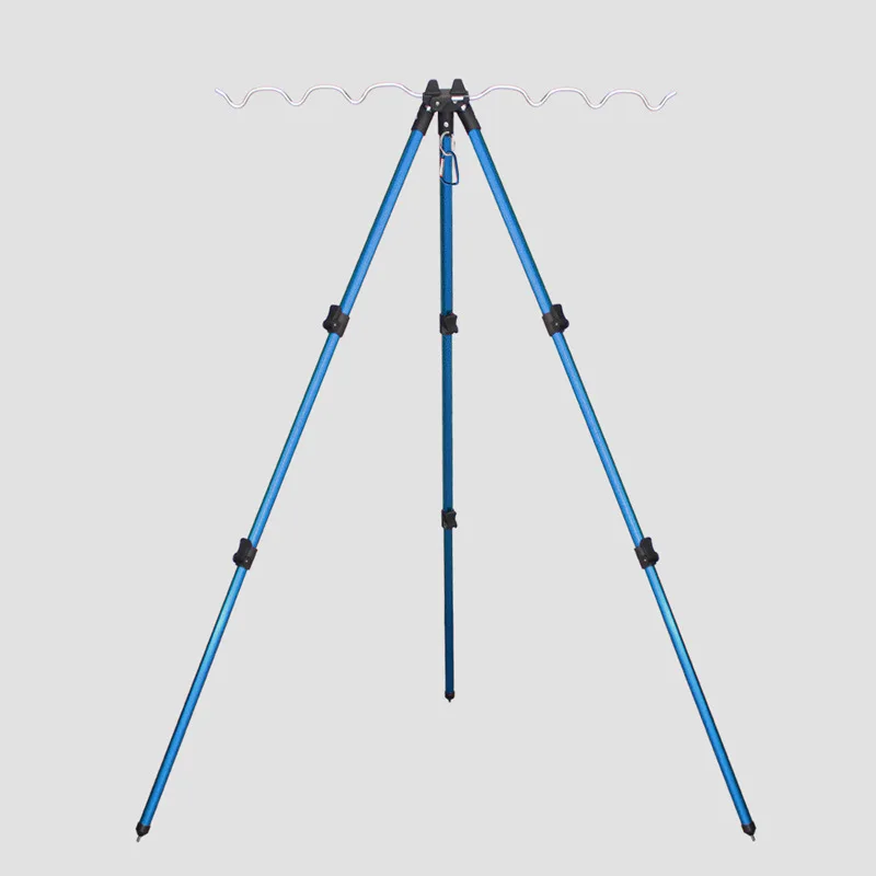 Trípode aluminio para caña de pescar – Soporte telescópico mar - imagen 4