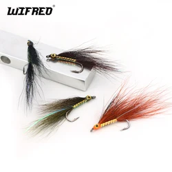 Wifreo Streamer Bucktail – Cabeza epoxi ojo 3D para trucha y lubina