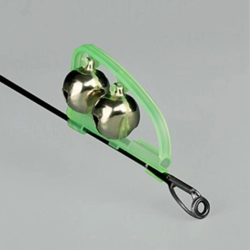 Alarma portátil de 5 piezas para mordedura de pescado, indicador de pesca, alarma de cebo, campanas gemelas, señuelo de mordida de pescado, alerta de alarma, productos para equipos de pesca - imagen 4