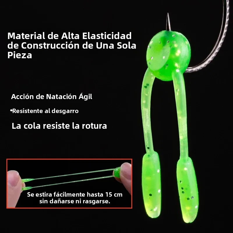 Señuelos flotantes de vinilo CHILENT para lubina, perca y trucha - imagen 5
