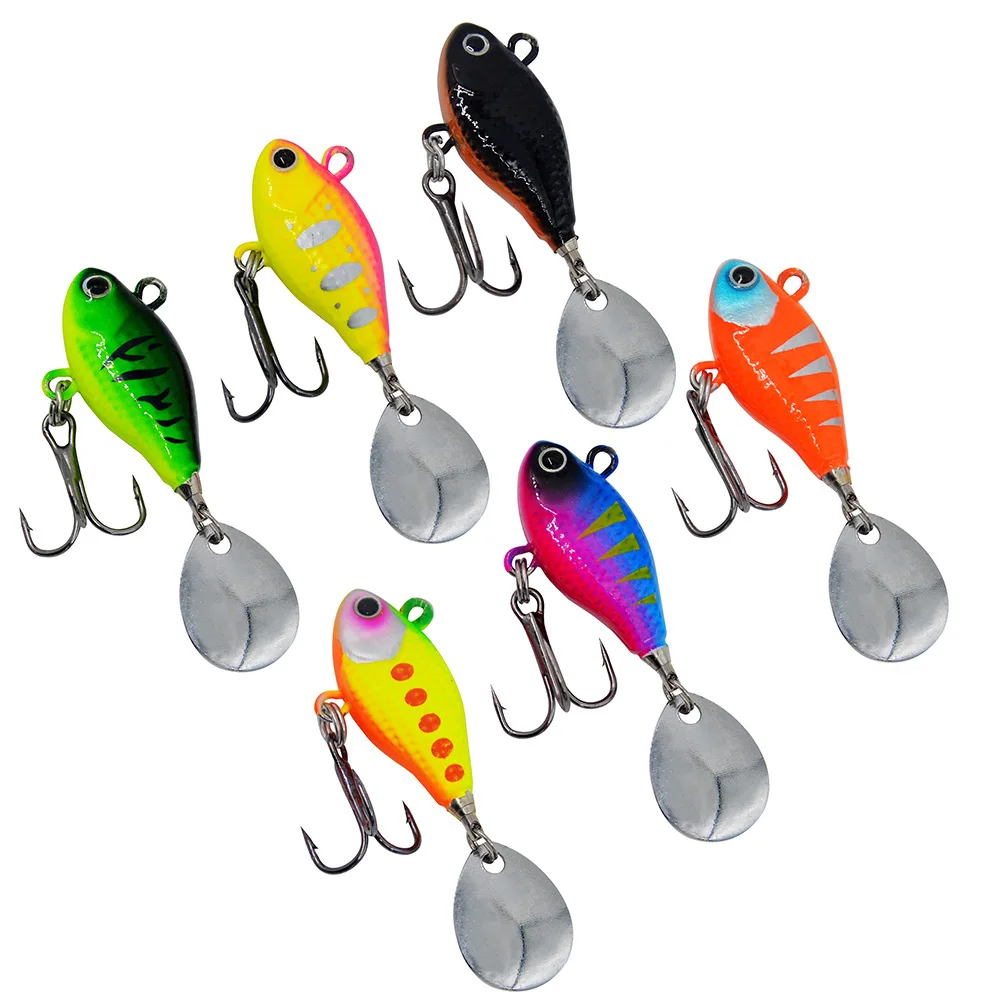 Wobbler metal Vibrotail – Crankbait spinner hundimiento para invierno - imagen 2