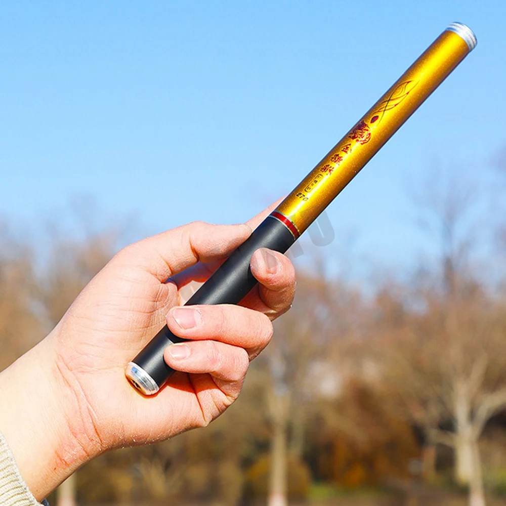 2,7 m 4,5 m 5,4 m 6,3 m 7,2 m caña de pescar Tenkara caña de pescar corta corriente de lago plegable todas las aguas calidad tubo de carbono caña Creek - imagen 4