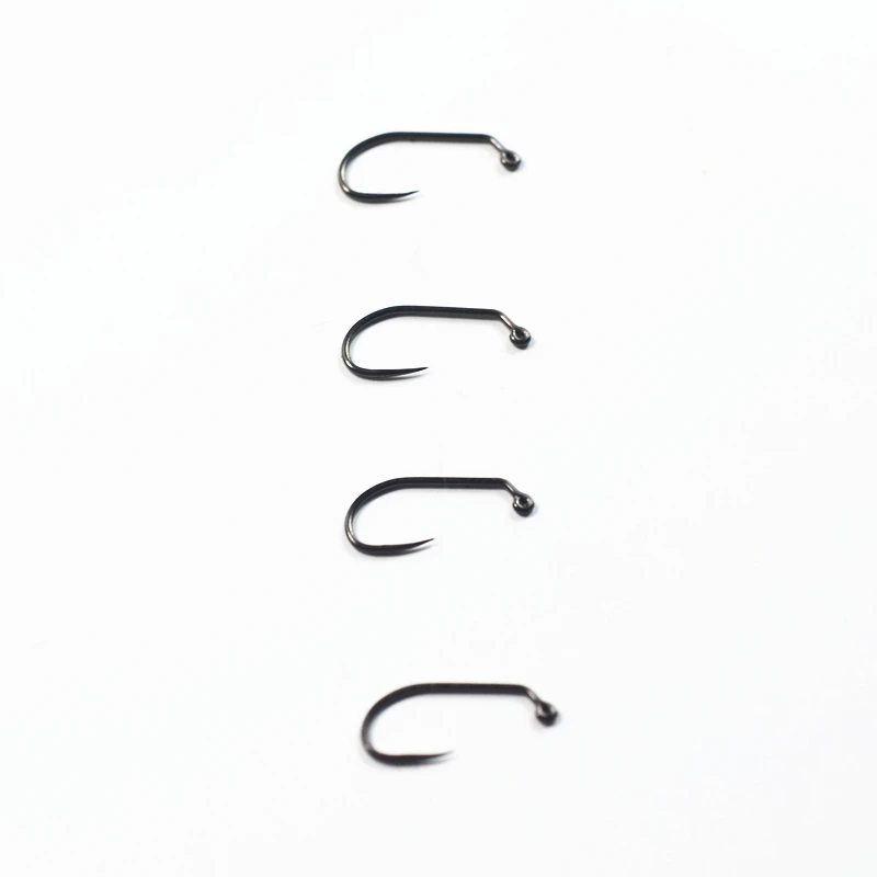 Ganchos sin púas Jig Flat Eye para moscas secas y húmedas Caddis - imagen 4