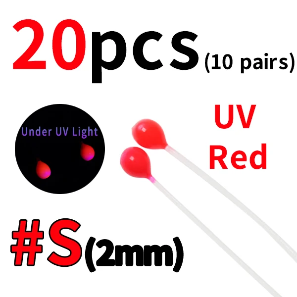 20pcs S uv red